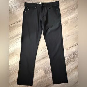 NWT Tailor Vintage Men’s Black Canaan Slim Fit Pants Size 36